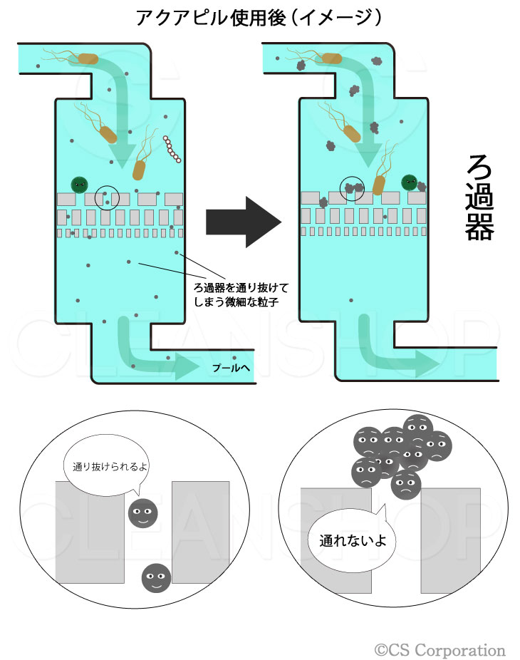 除藻剤 カチオンクロライド液(1L×3本) - 洗剤